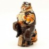 Керамическая скульптура "Тигр байкер"